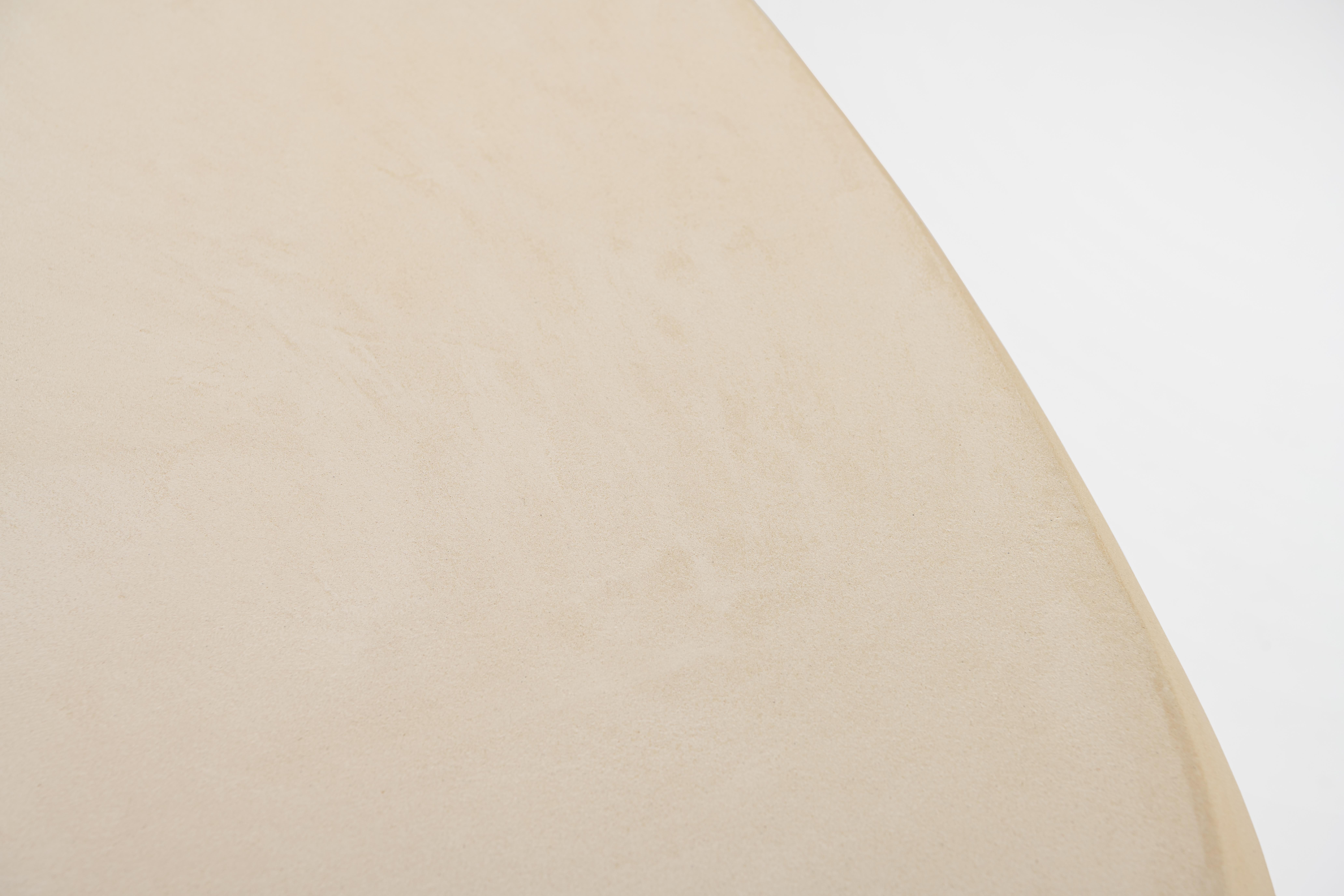 Minimalist Contemporary Organic Natural Plaster Desk 195cm by Atelier BB For Sale