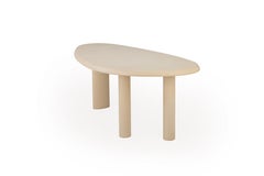 Zeitgenössischer Schreibtisch aus natürlichem Gips 215cm von Atelier BB