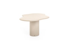 Customizable Handmade Plaster Sculptural Dining Table, Organic Shape, F260