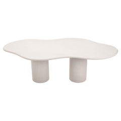 Contemporary Organic Natural Plaster "Fluent" Table 260cm by Isabelle Beaumont