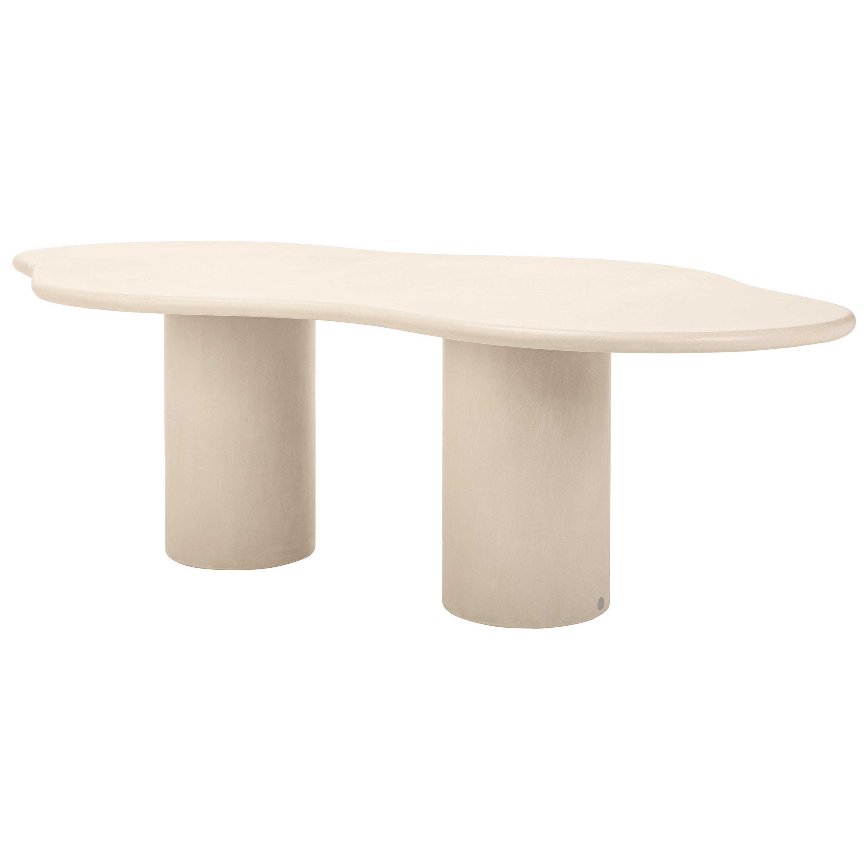 Mesa de yeso natural de diseño belga contemporáneo, hecha a mano, con un carácter texturizado y terroso.

Uso interior (precio exterior +10%)

Adjetivo latino 
