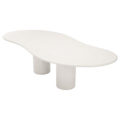 Contemporary Organic Natural Plaster "Latus" Table 260cm by Isabelle Beaumont