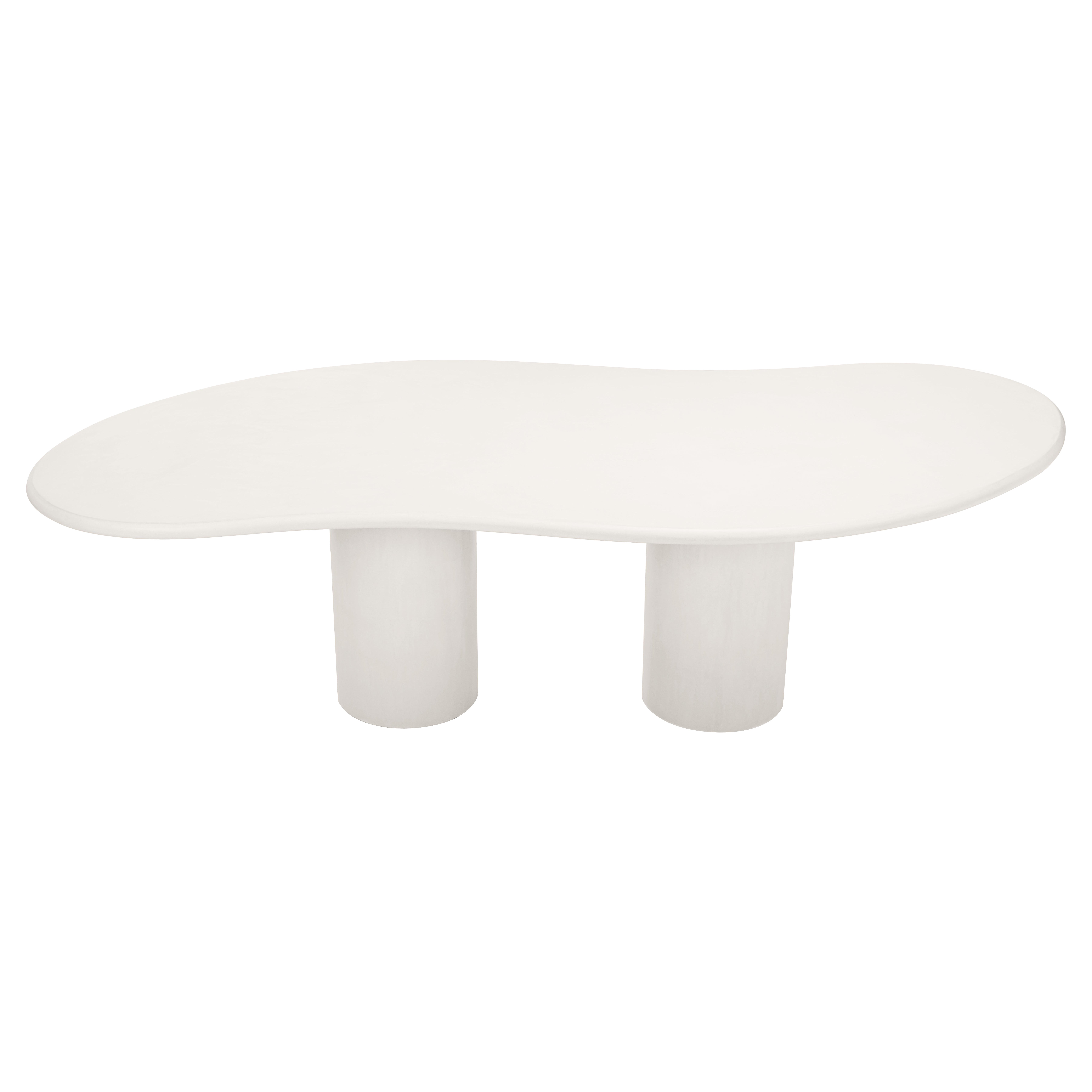 Contemporary Organic Natural Plaster "Latus" Table 280cm by Isabelle Beaumont