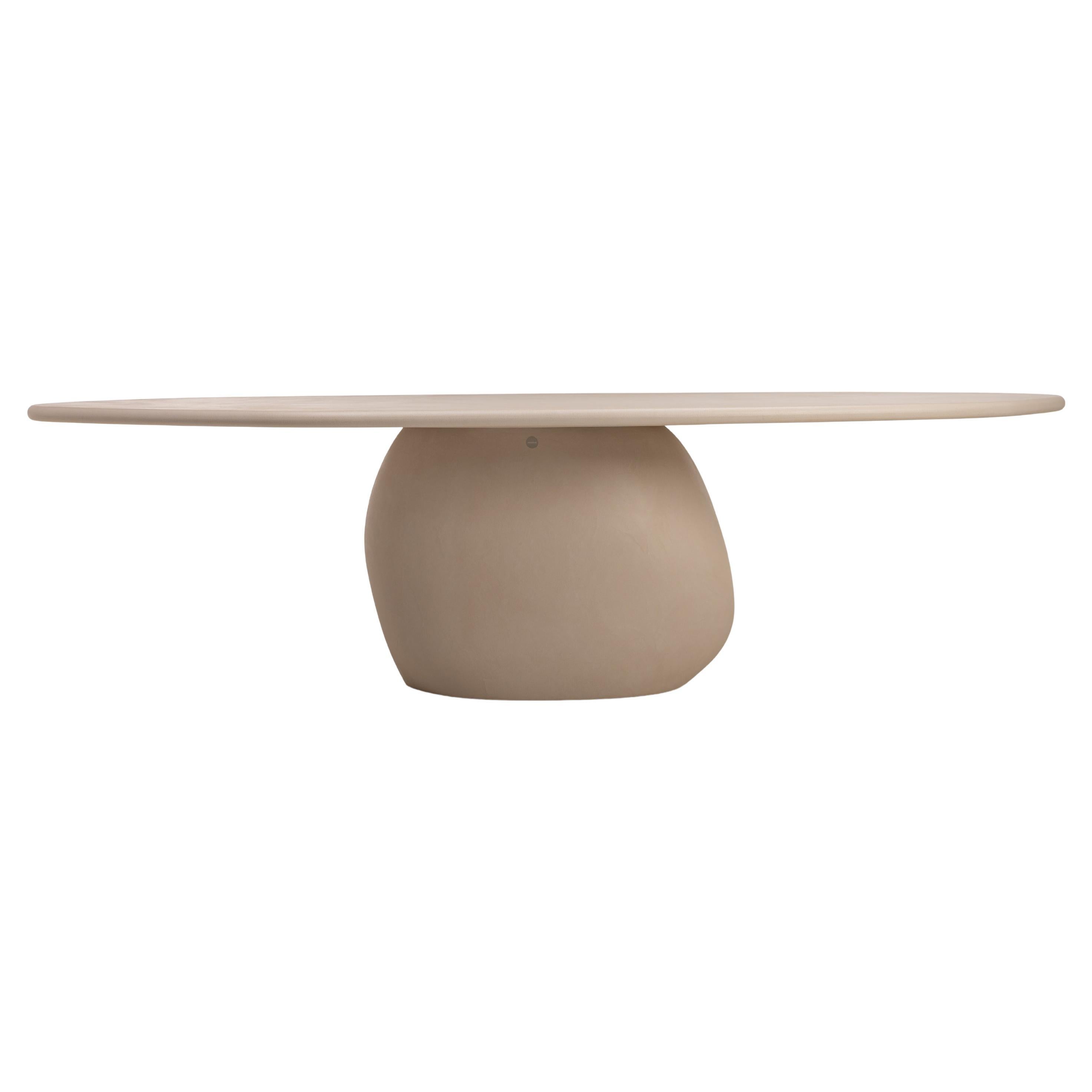 Contemporary Organic Rock Shaped Plaster Table 240cm by Isabelle Beaumont en vente