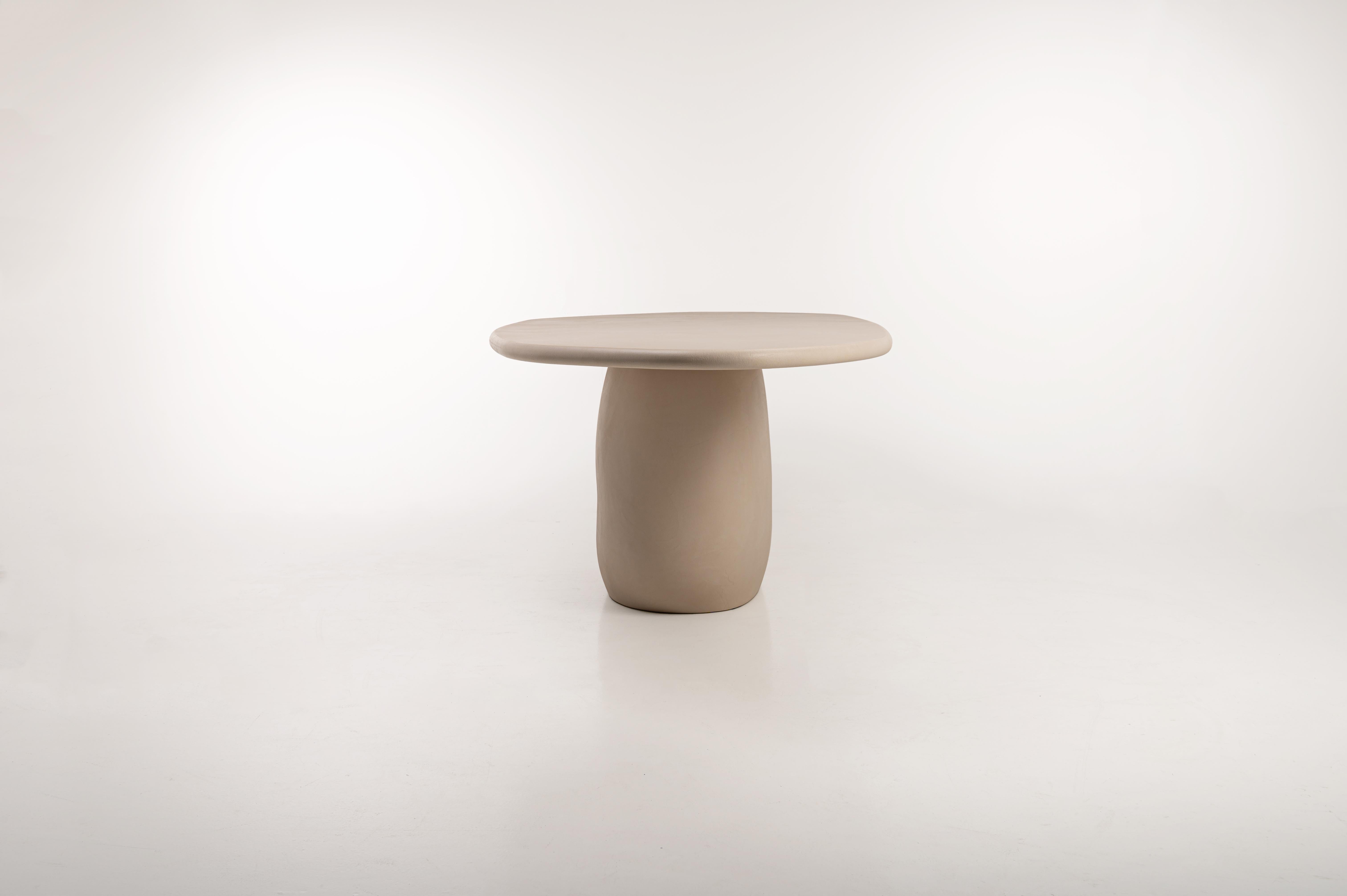 Mesa orgánica contemporánea de escayola con forma de roca 300 cm by Isabelle Beaumont en venta 6