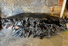 Contemporary Organic Teak Root Console Table, Special Lacquered, Indonesia, 2023