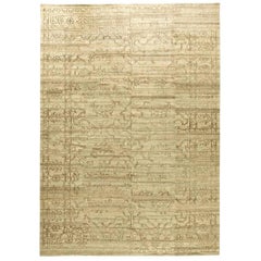 Contemporary Oriental Hand-Knotted Area Rug