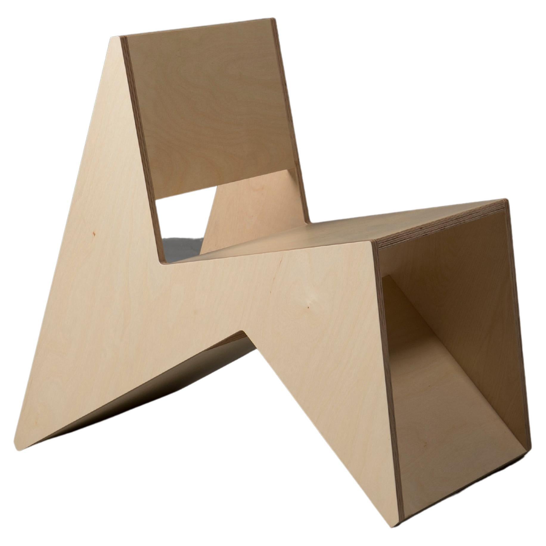 Chaise contemporaine "Origami", 2023