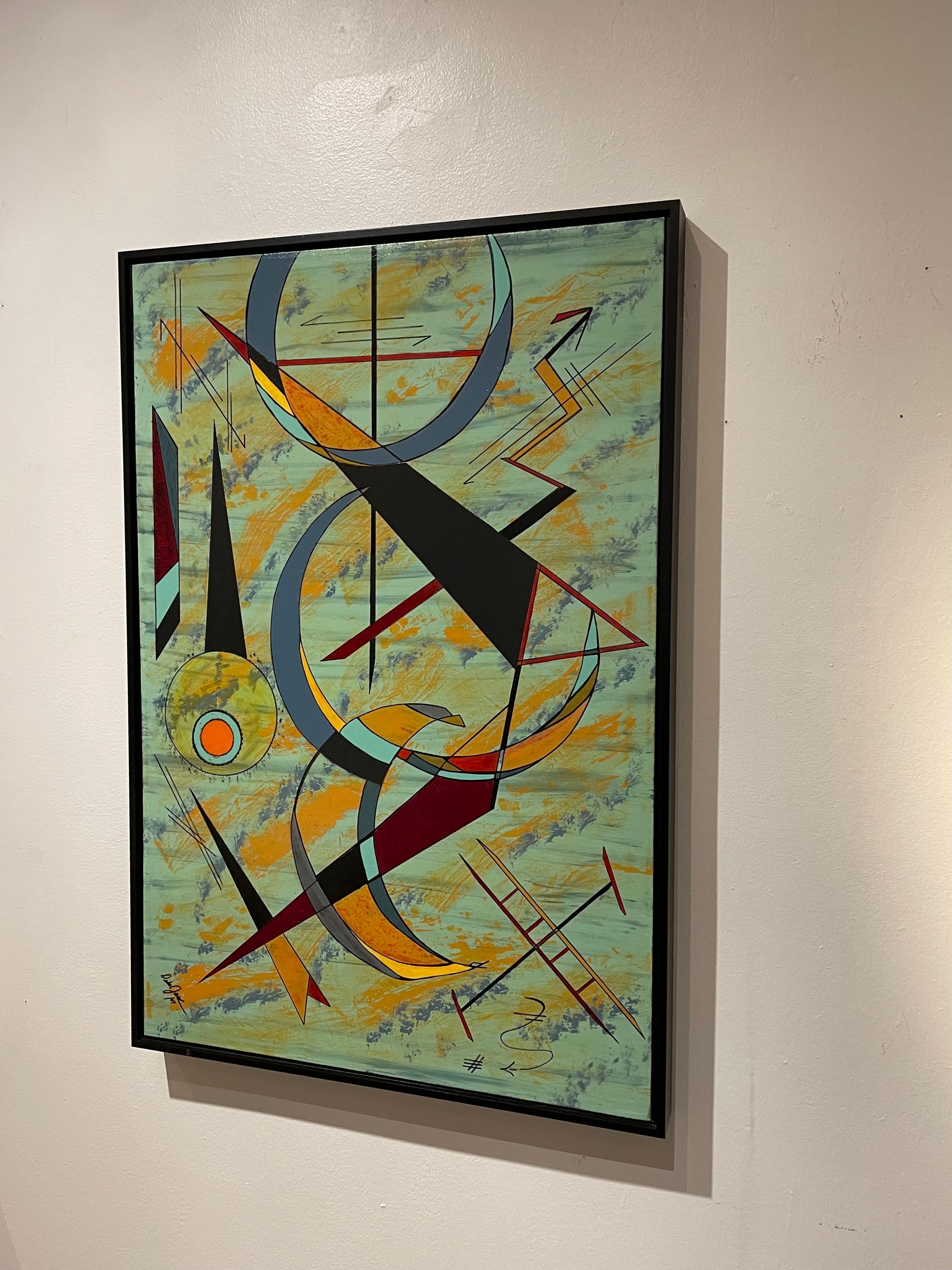 Contemporary Original Oil on Canvas by Debra Jacobson Signed and Title 1