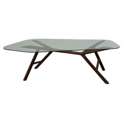 Contemporary “Otto Table” in Canaletto Walnut