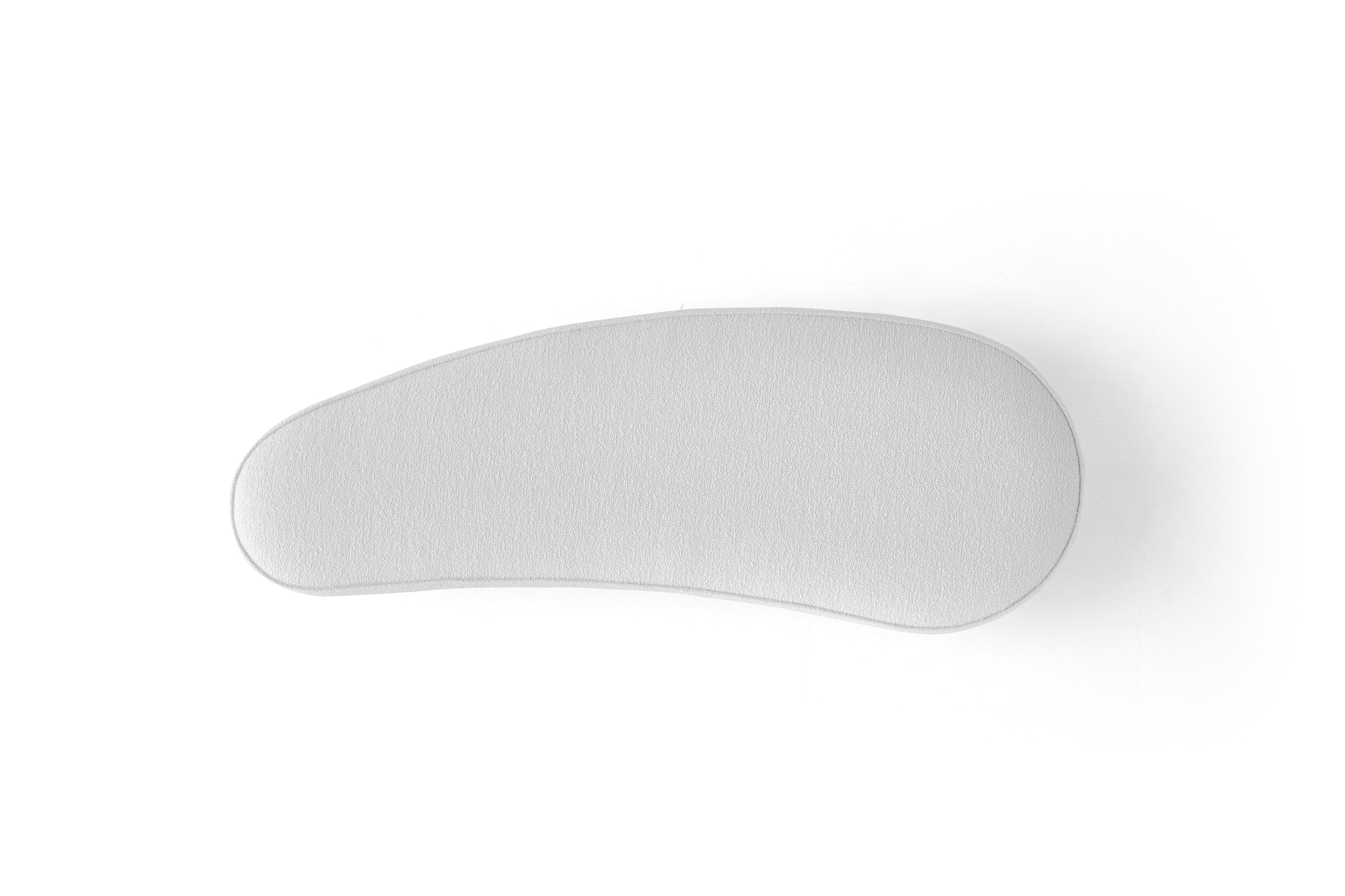 Textile Pouf contemporain 'Isola' by Amura Lab, Ortisei 01 en vente