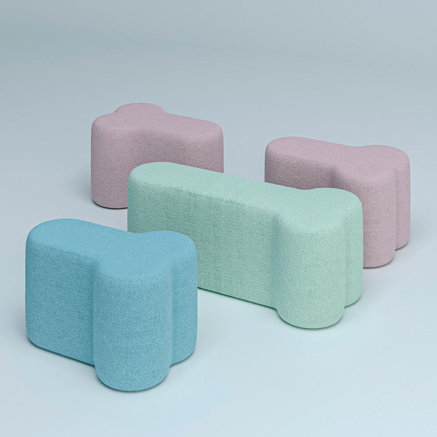 Contemporary Ottomane oder Pouf 'Lovedick' von Oitoproducts im Angebot 6