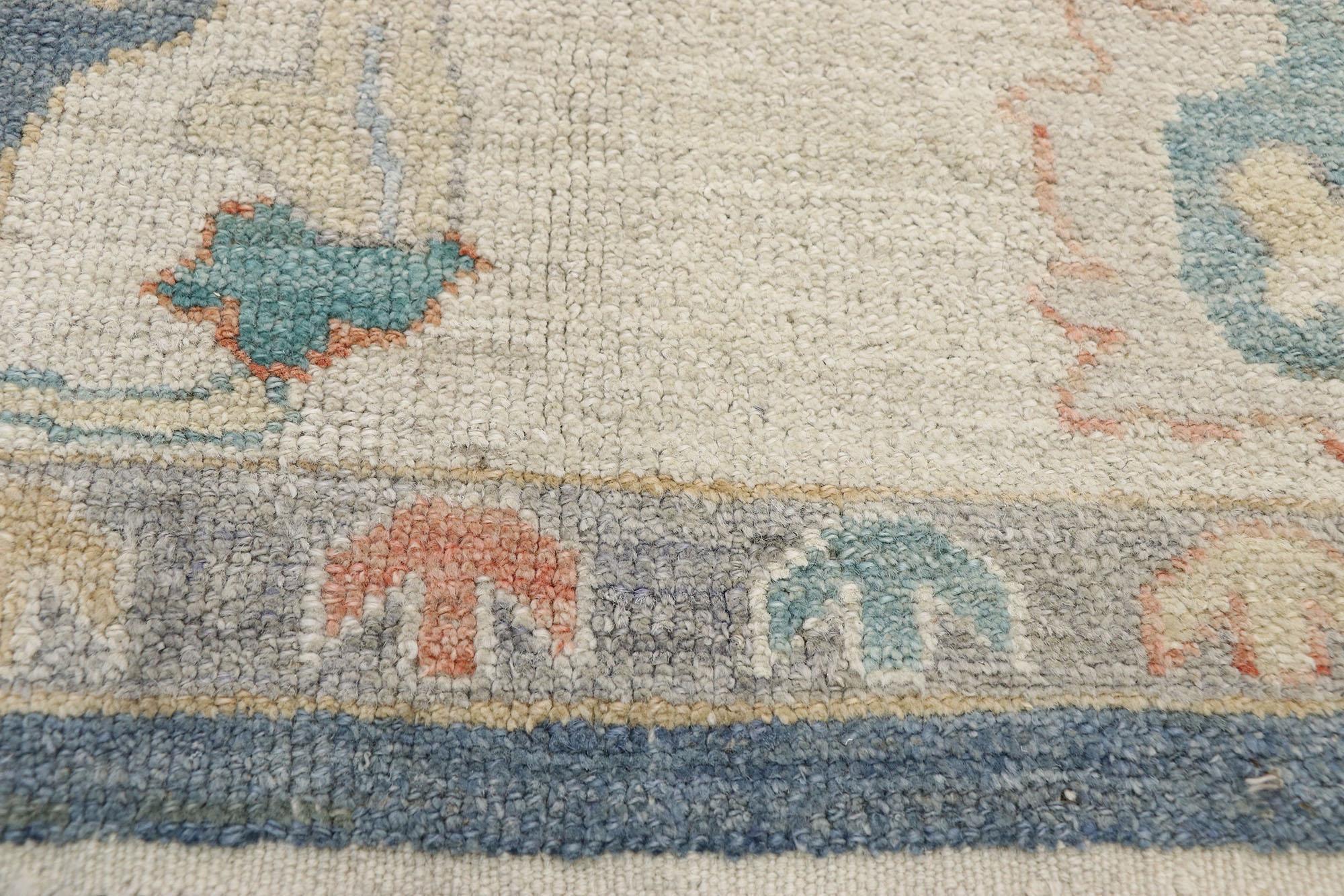 oushak rugs pastel