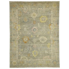 Nouveau tapis contemporain d'Oushak 