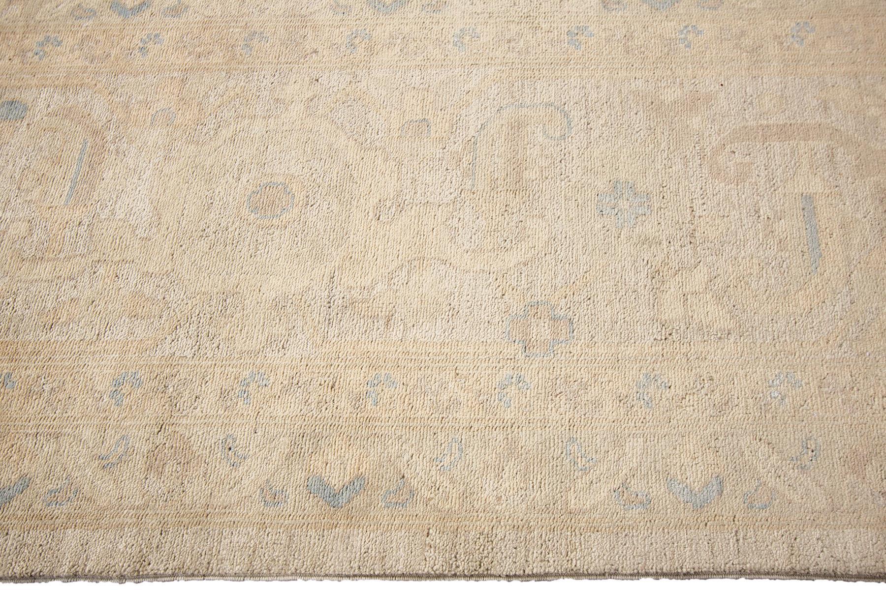 Contemporary Oushak Rug For Sale 5