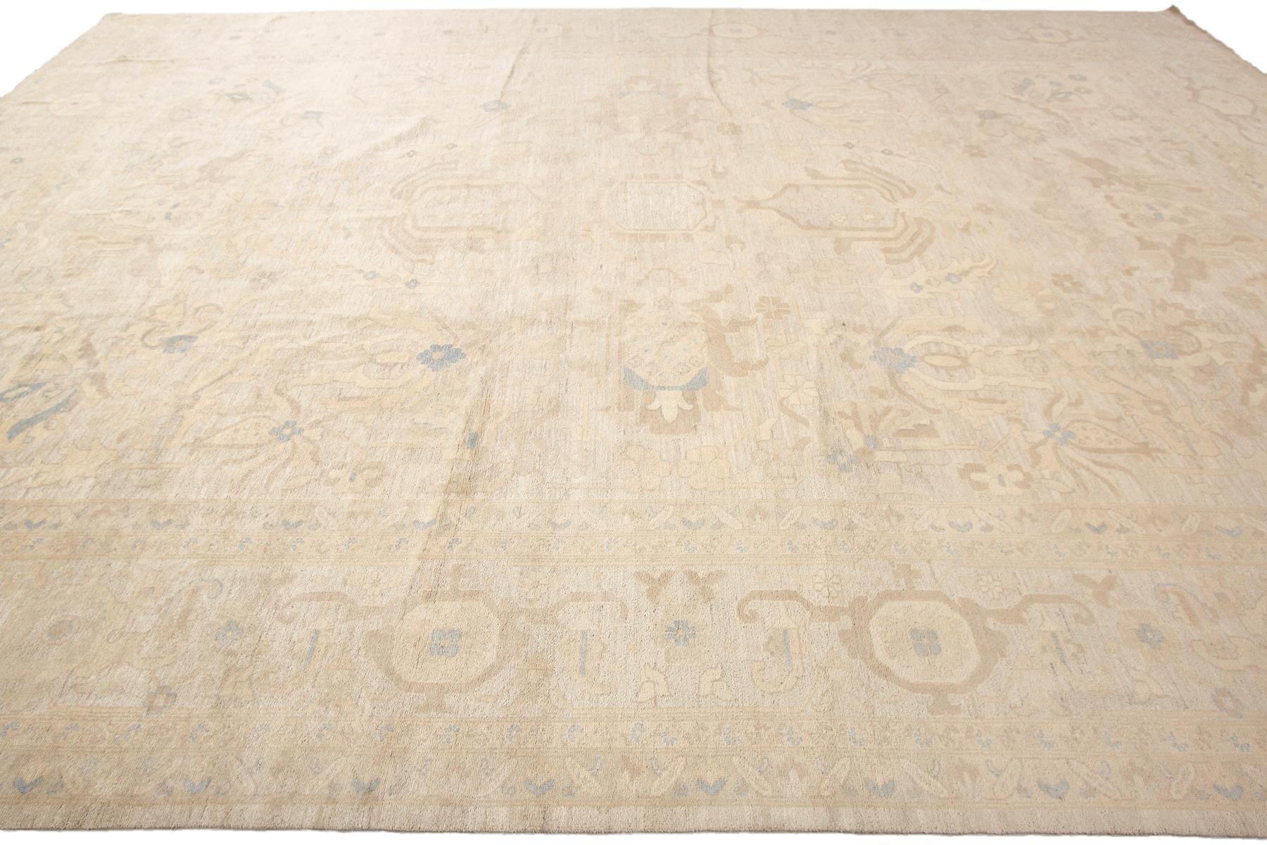 Contemporary Oushak Rug For Sale 8
