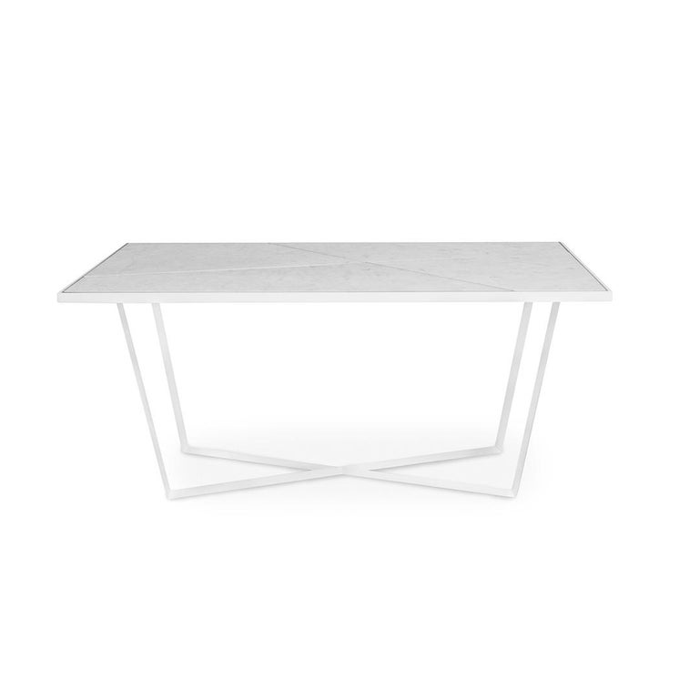 Contemporary Marble Outdoor Dining Table For Sale at 1stDibs marble