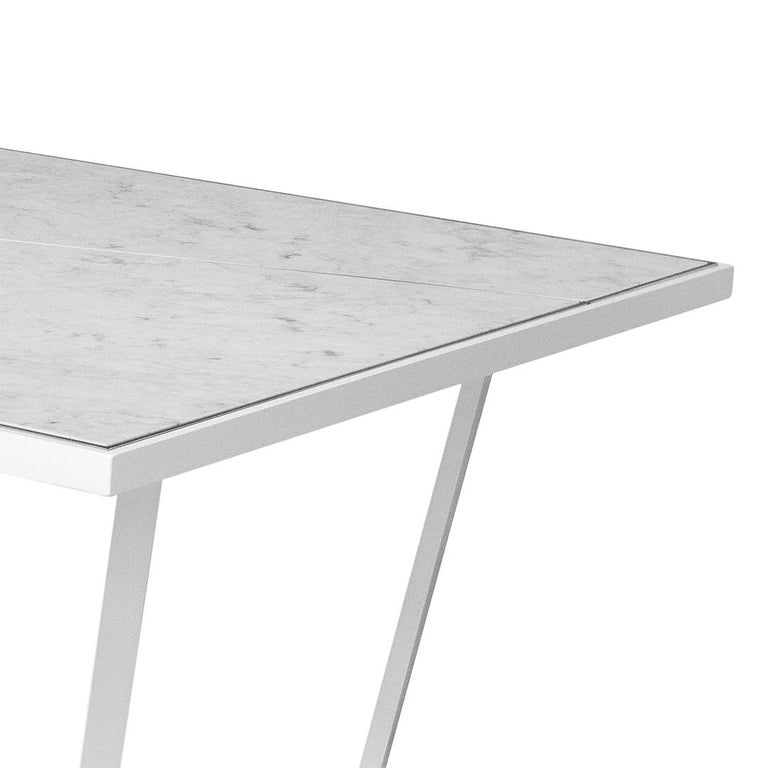 Contemporary Marble Outdoor Dining Table For Sale at 1stDibs marble