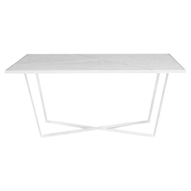 Contemporary Marble Outdoor Dining Table For Sale at 1stDibs marble