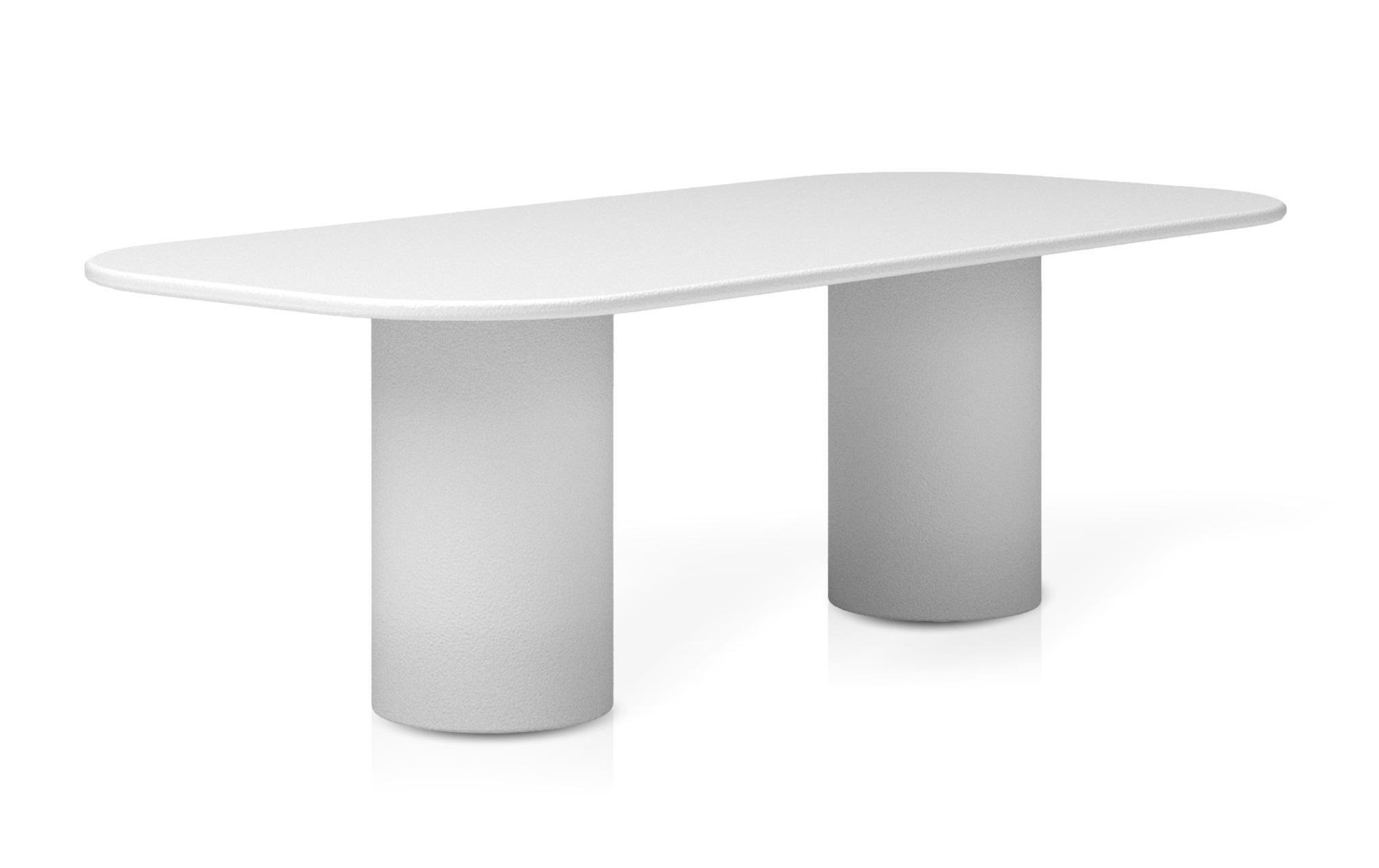 grey outdoor dining table
