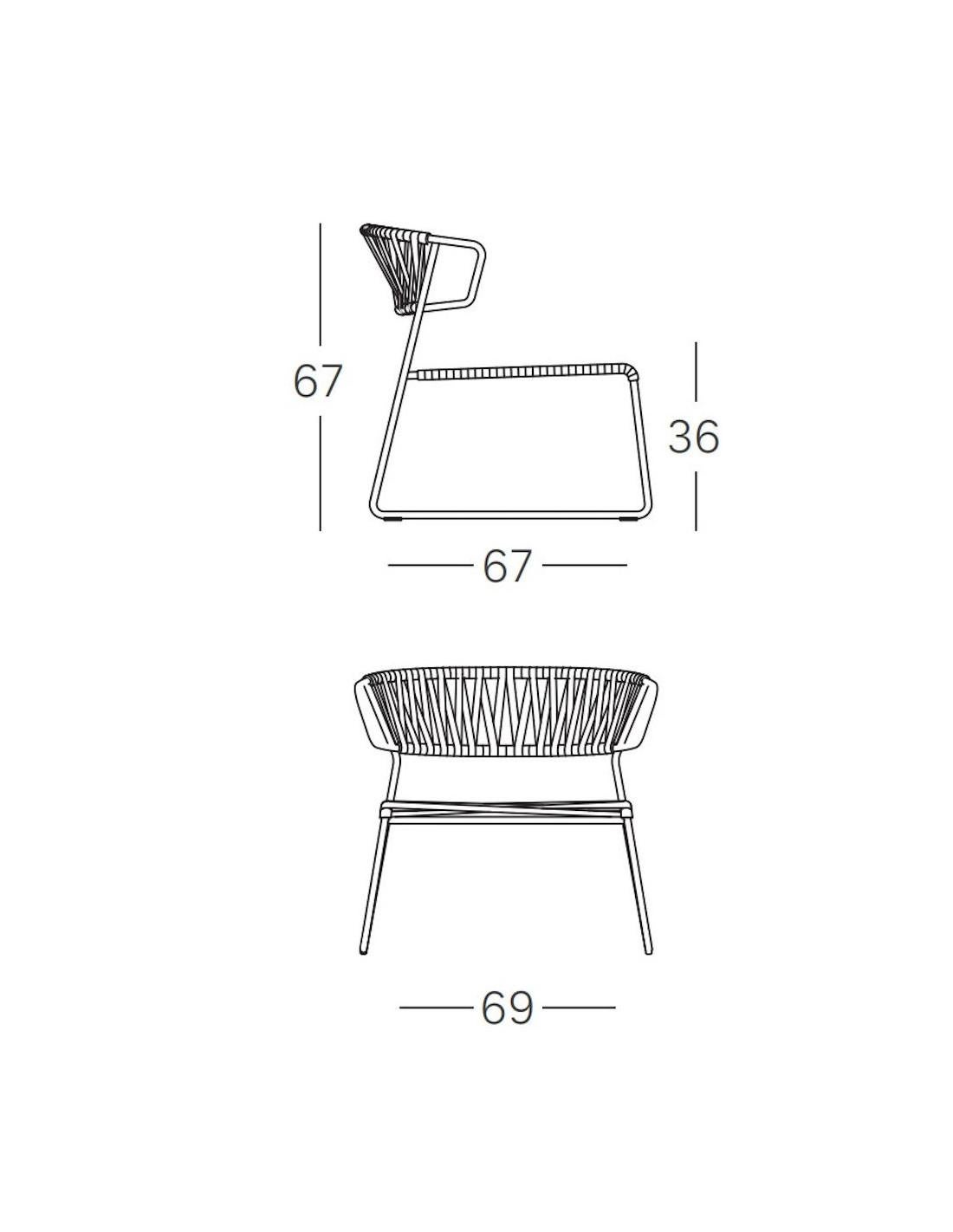 Contemporary Outdoor or Indoor Sofa with two Yellow Outdoor or Indoor Armchairs For Sale 5