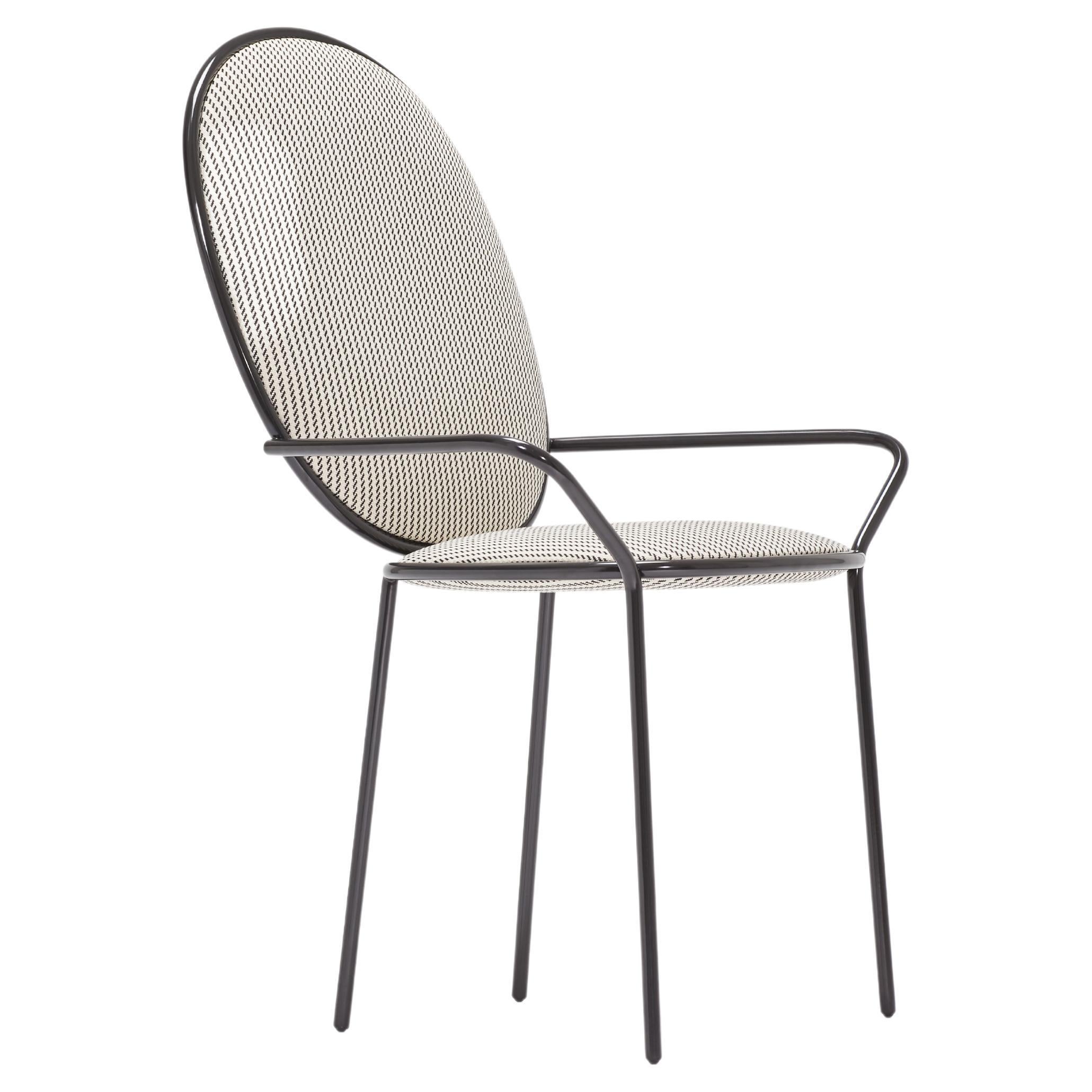 Contemporary Outdoor Upholstered Dining Armchair, Stay by Nika Zupanc For Sale