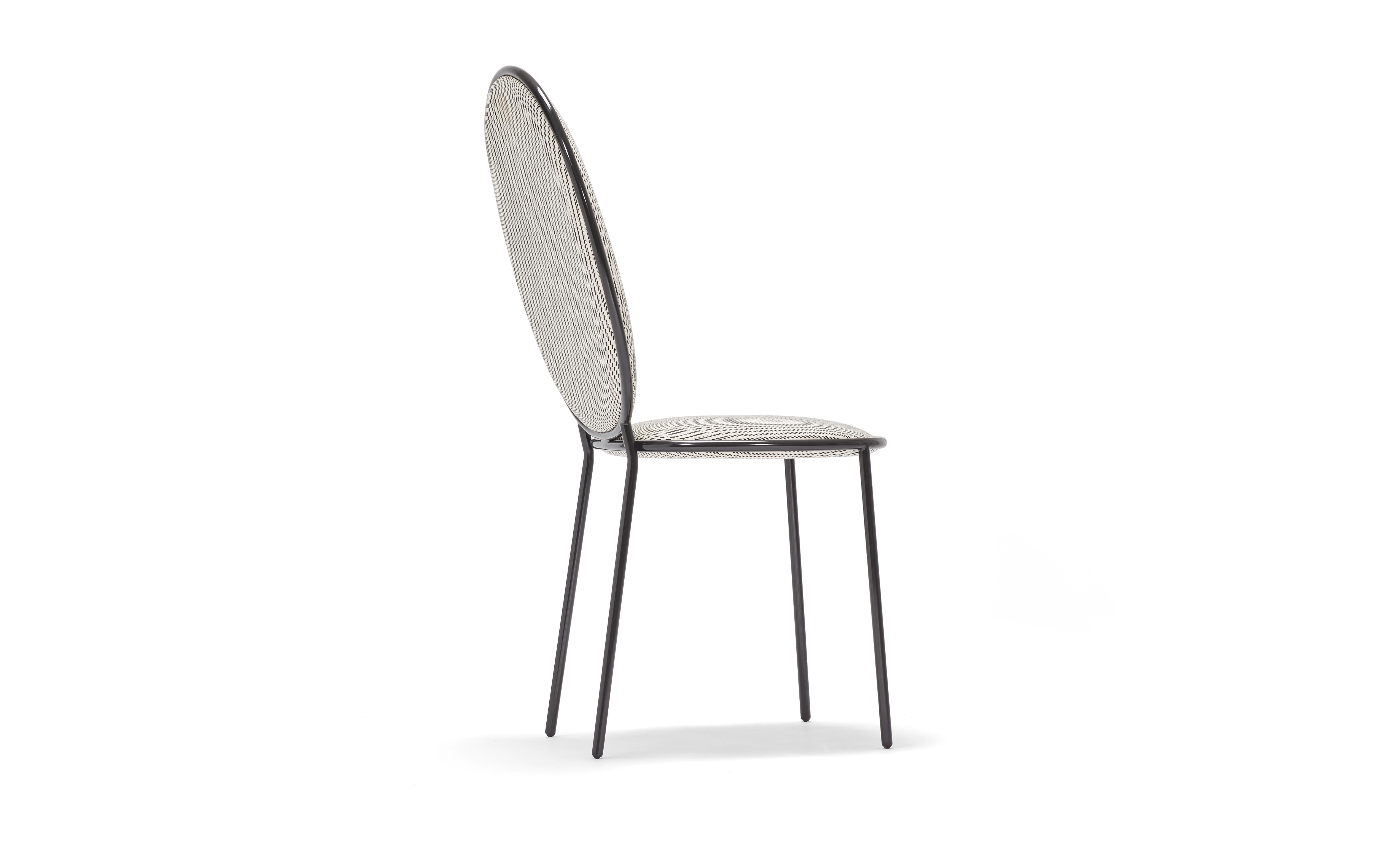 Contemporary Outdoor upholstered dining chair - Stay by Nika Zupanc

The Stay Family turns everyday seating into a special occasion. The Dining Chair and Dining Armchair are variations on an elegant social theme whilst the Dining Table adds a