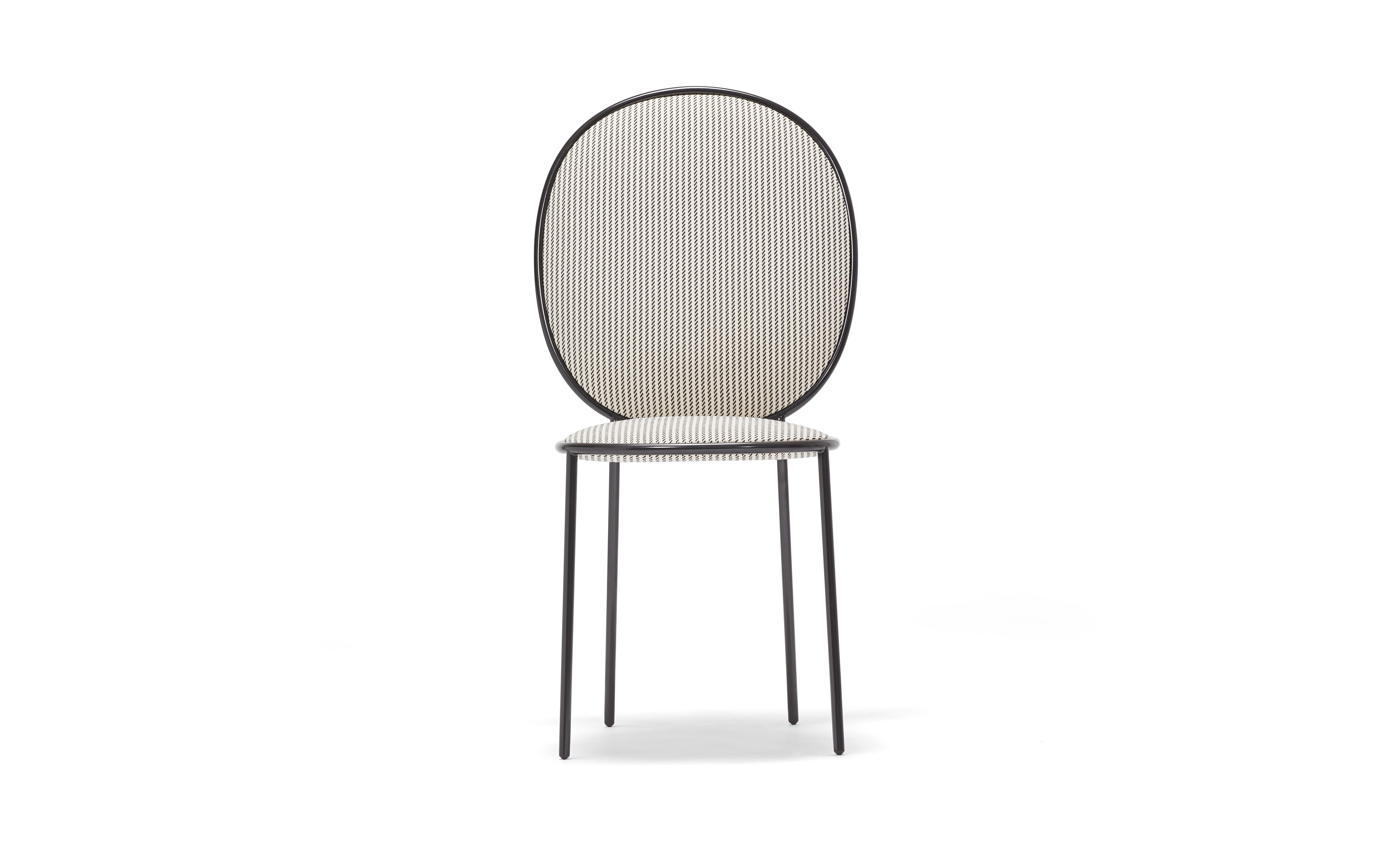 Modern Contemporary Outdoor Upholstered Dining Chair, Stay by Nika Zupanc For Sale