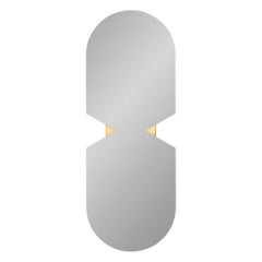 Contemporary Oval Mirror