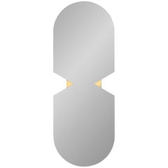 Contemporary Oval Mirror