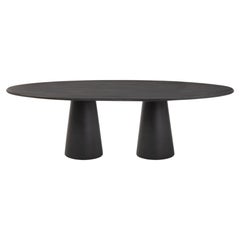 Contemporary Oval Natural Plaster "Ellipsis" Table 260cm by Isabelle Beaumont
