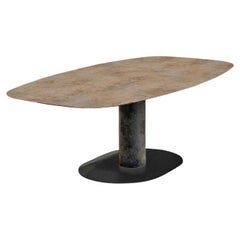 Contemporary Oval Outdoor Dining Table