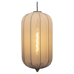 Contemporary Ovel Brass Pandent Light, Designed by IKB191, Spain, 2022