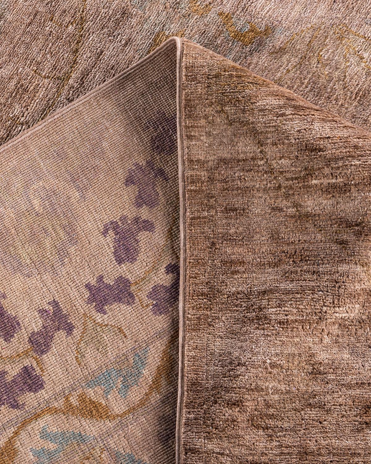 Alfombra de lana teñida a mano contemporánea Beige 2,5 m x 2,5 m Lana en venta