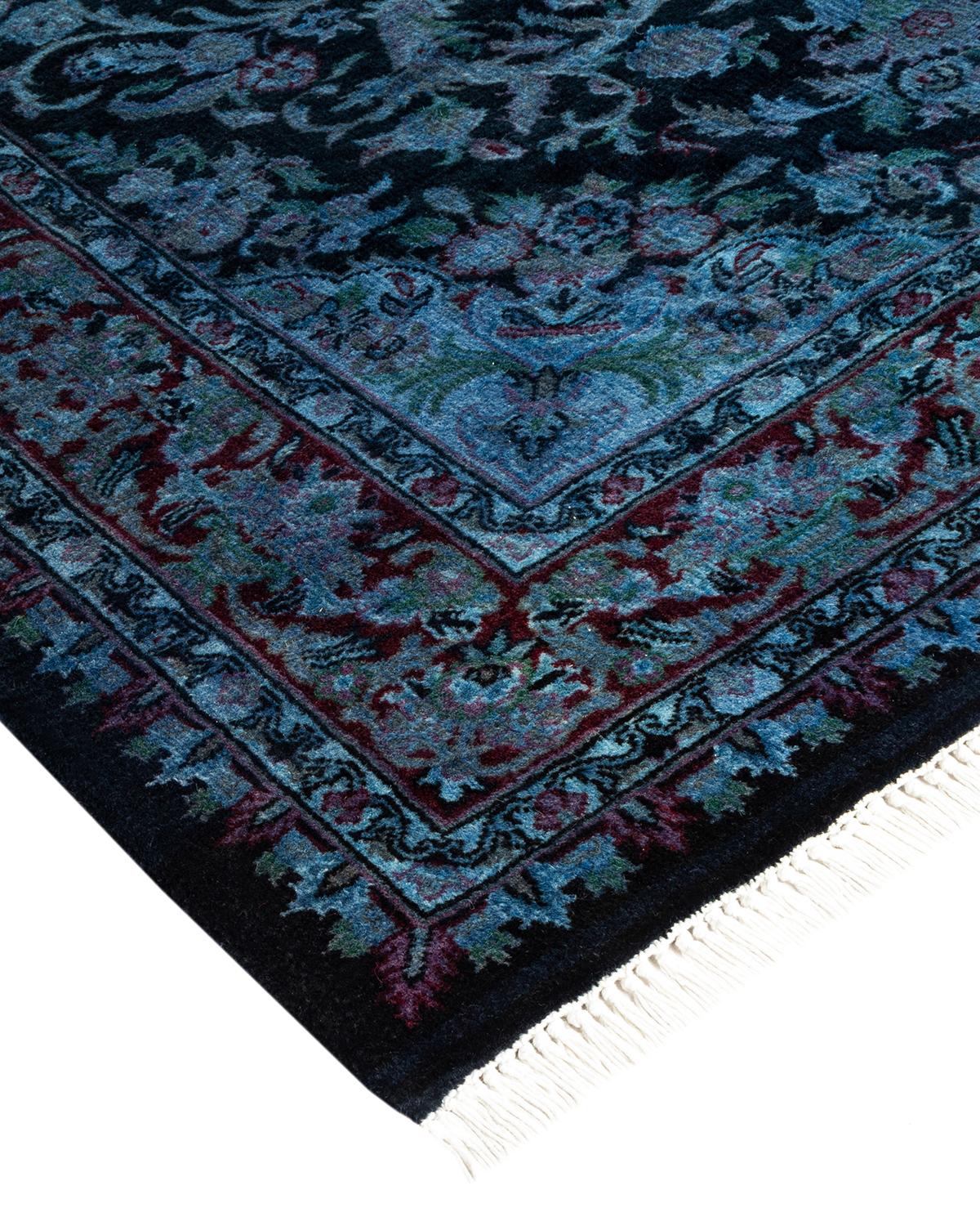 Vibrance rugs epitomize classic with a twist: traditional patterns overdyed in brilliant color. Each hand-knotted rug is washed in a 100% natural botanical dye that reveals hidden nuances in the designs. These are rugs that transcend trends, and