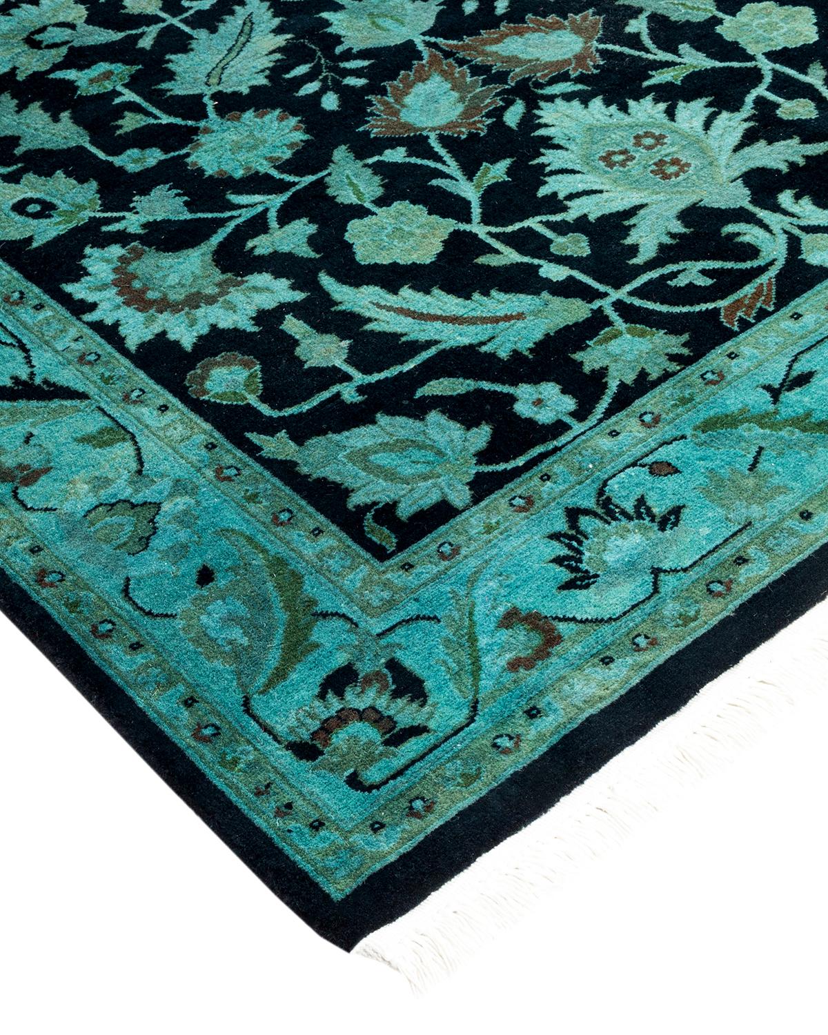 Vibrance rugs epitomize classic with a twist: traditional patterns overdyed in brilliant color. Each hand-knotted rug is washed in a 100% natural botanical dye that reveals hidden nuances in the designs. These are rugs that transcend trends, and