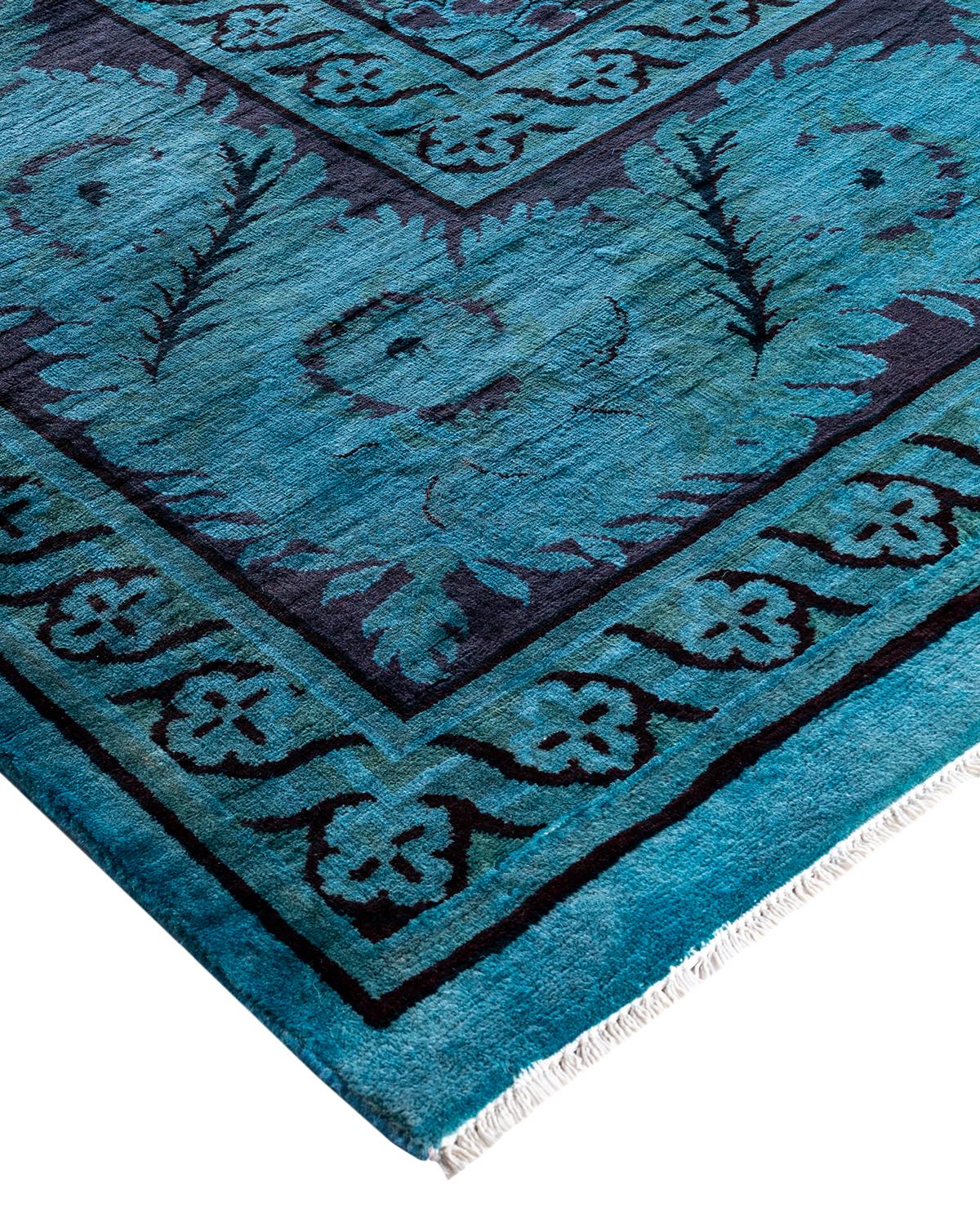 Vibrance rugs epitomize classic with a twist: traditional patterns overdyed in brilliant color. Each hand-knotted rug is washed in a 100%-natural botanical dye that reveals hidden nuances in the designs. These are rugs that transcend trends, and