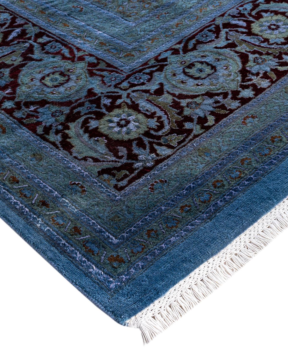 Vibrance rugs epitomize classic with a twist: traditional patterns overdyed in brilliant color. Each hand-knotted rug is washed in a 100%-natural botanical dye that reveals hidden nuances in the designs. These are rugs that transcend trends, and