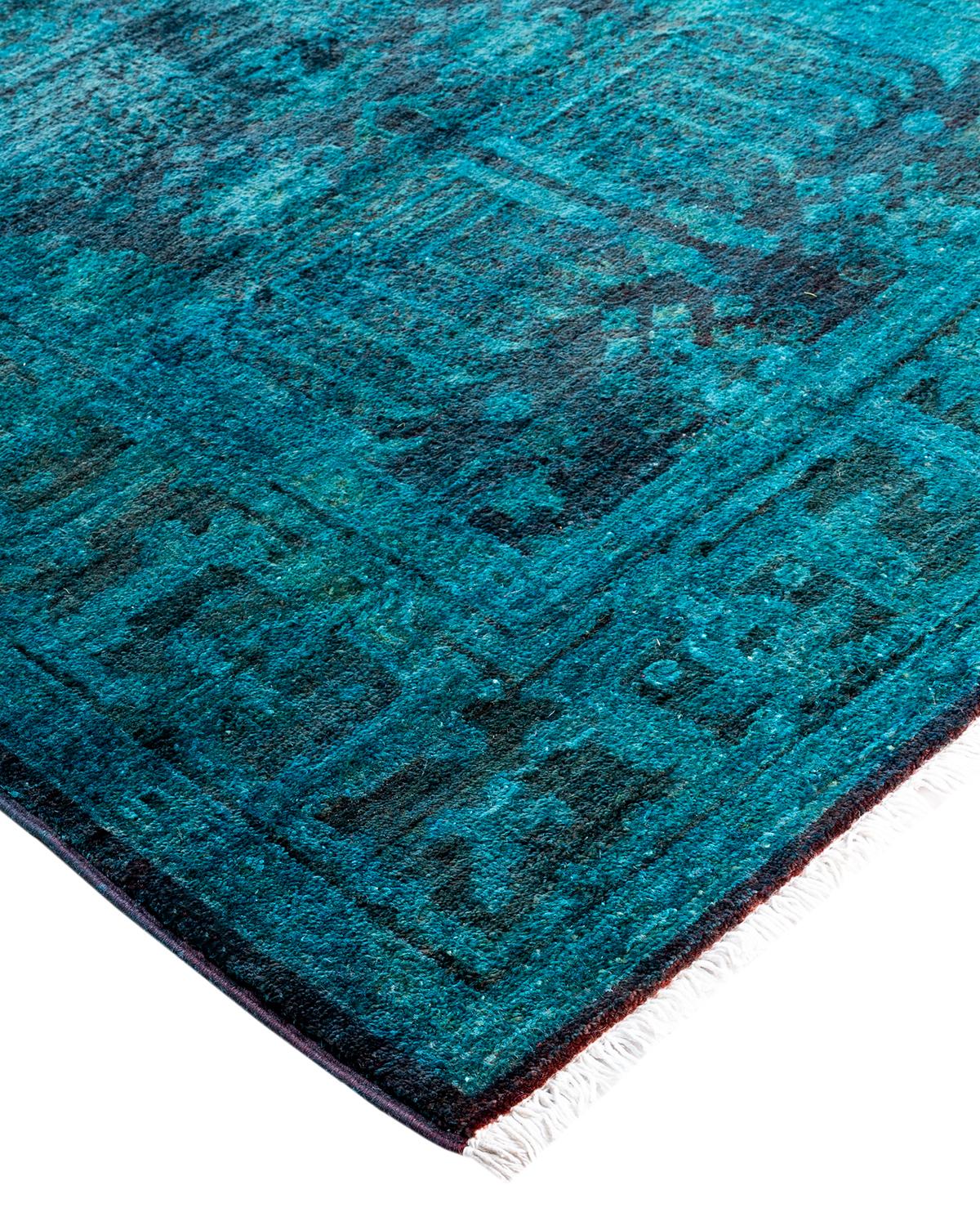 Vibrance rugs epitomize classic with a twist: traditional patterns overdyed in brilliant color. Each hand-knotted rug is washed in a 100%-natural botanical dye that reveals hidden nuances in the designs. These are rugs that transcend trends, and