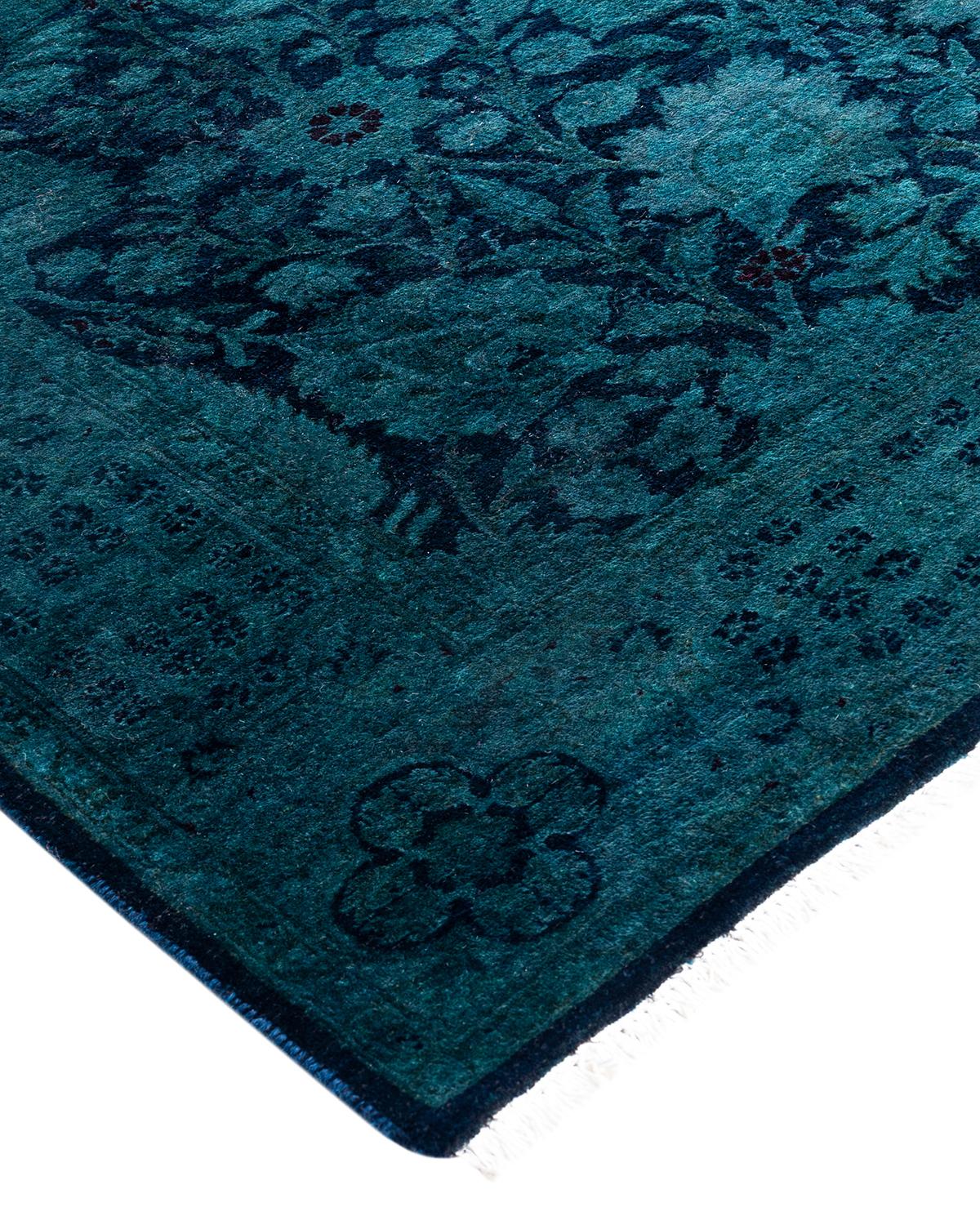 Vibrance rugs epitomize classic with a twist: traditional patterns overdyed in brilliant color. Each hand-knotted rug is washed in a 100%-natural botanical dye that reveals hidden nuances in the designs. These are rugs that transcend trends, and