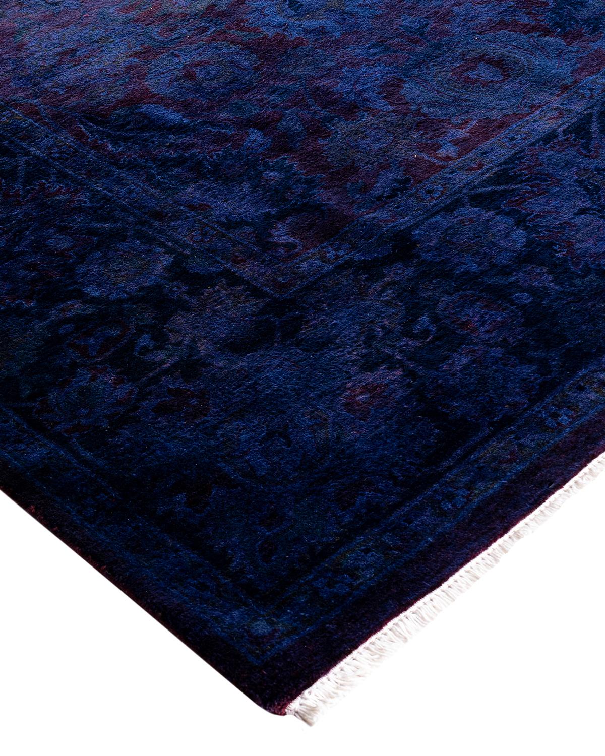 Vibrance rugs epitomize classic with a twist: traditional patterns overdyed in brilliant color. Each hand-knotted rug is washed in a 100%-natural botanical dye that reveals hidden nuances in the designs. These are rugs that transcend trends, and