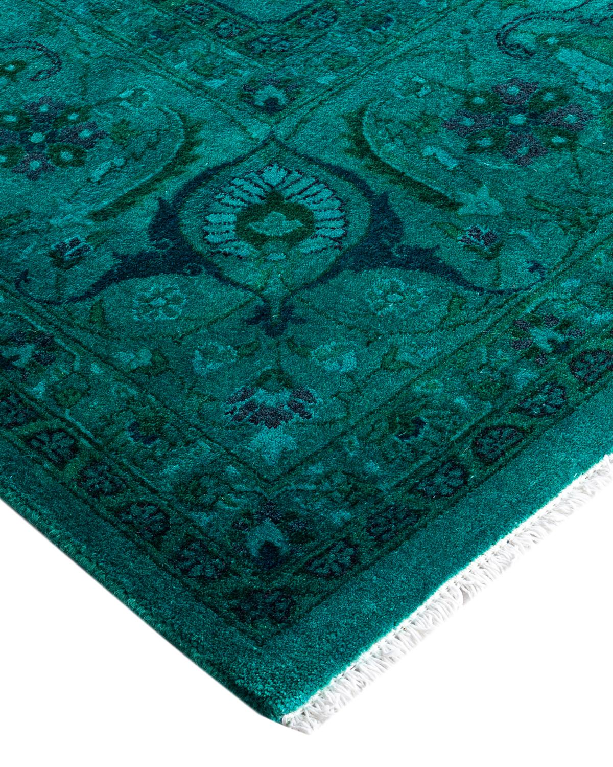 Vibrance rugs epitomize classic with a twist: traditional patterns overdyed in brilliant color. Each hand-knotted rug is washed in a 100%-natural botanical dye that reveals hidden nuances in the designs. These are rugs that transcend trends, and