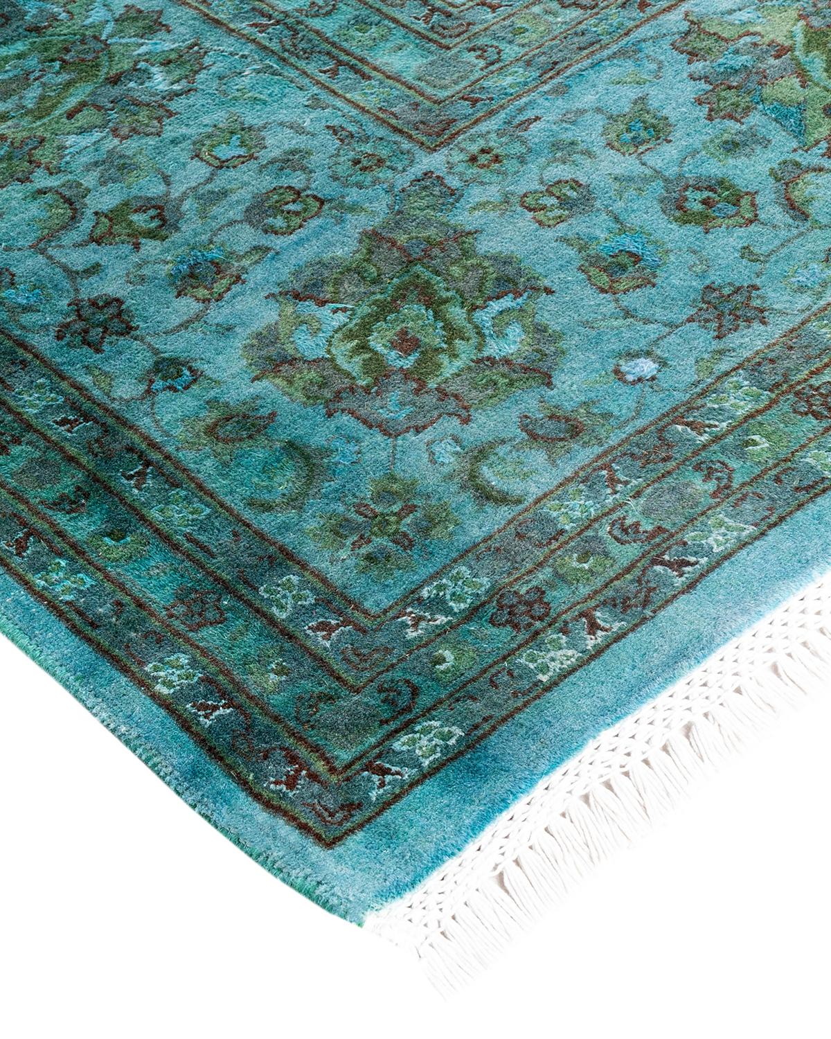 Vibrance rugs epitomize classic with a twist: traditional patterns overdyed in brilliant color. Each hand-knotted rug is washed in a 100%-natural botanical dye that reveals hidden nuances in the designs. These are rugs that transcend trends, and