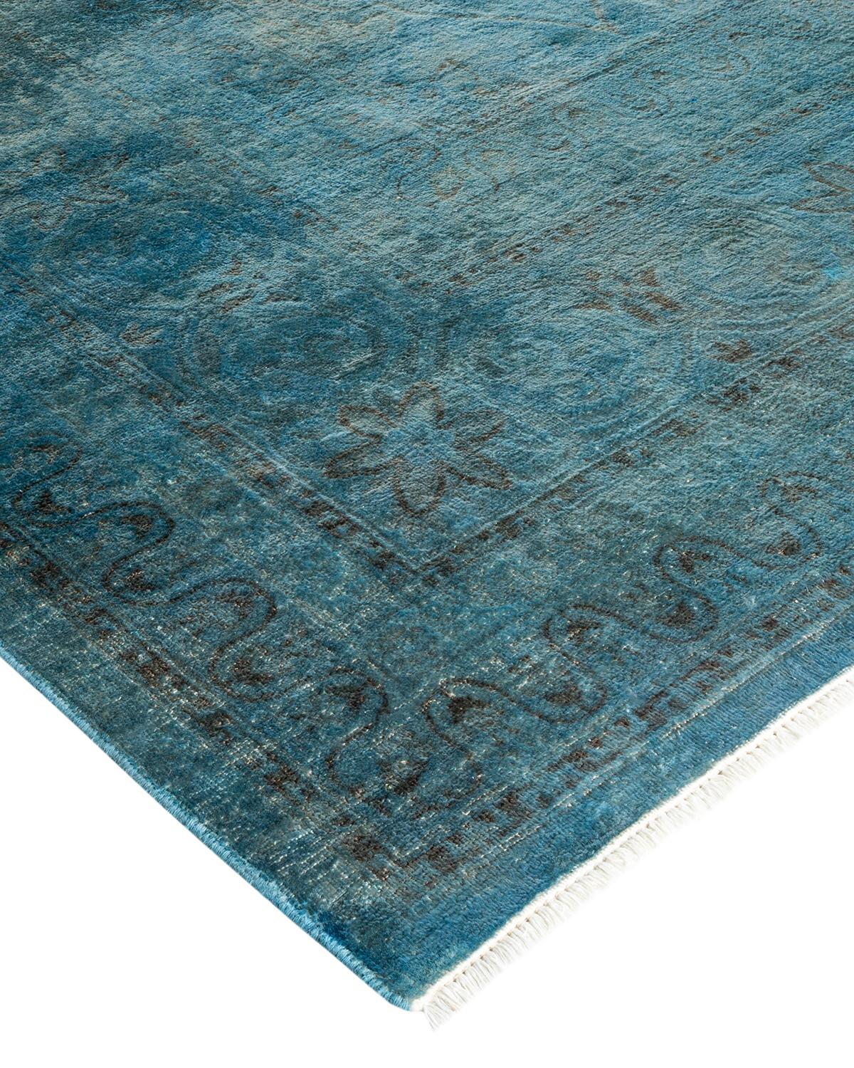 Vibrance rugs epitomize classic with a twist: traditional patterns overdyed in brilliant color. Each hand-knotted rug is washed in a 100% natural botanical dye that reveals hidden nuances in the designs. These are rugs that transcend trends, and