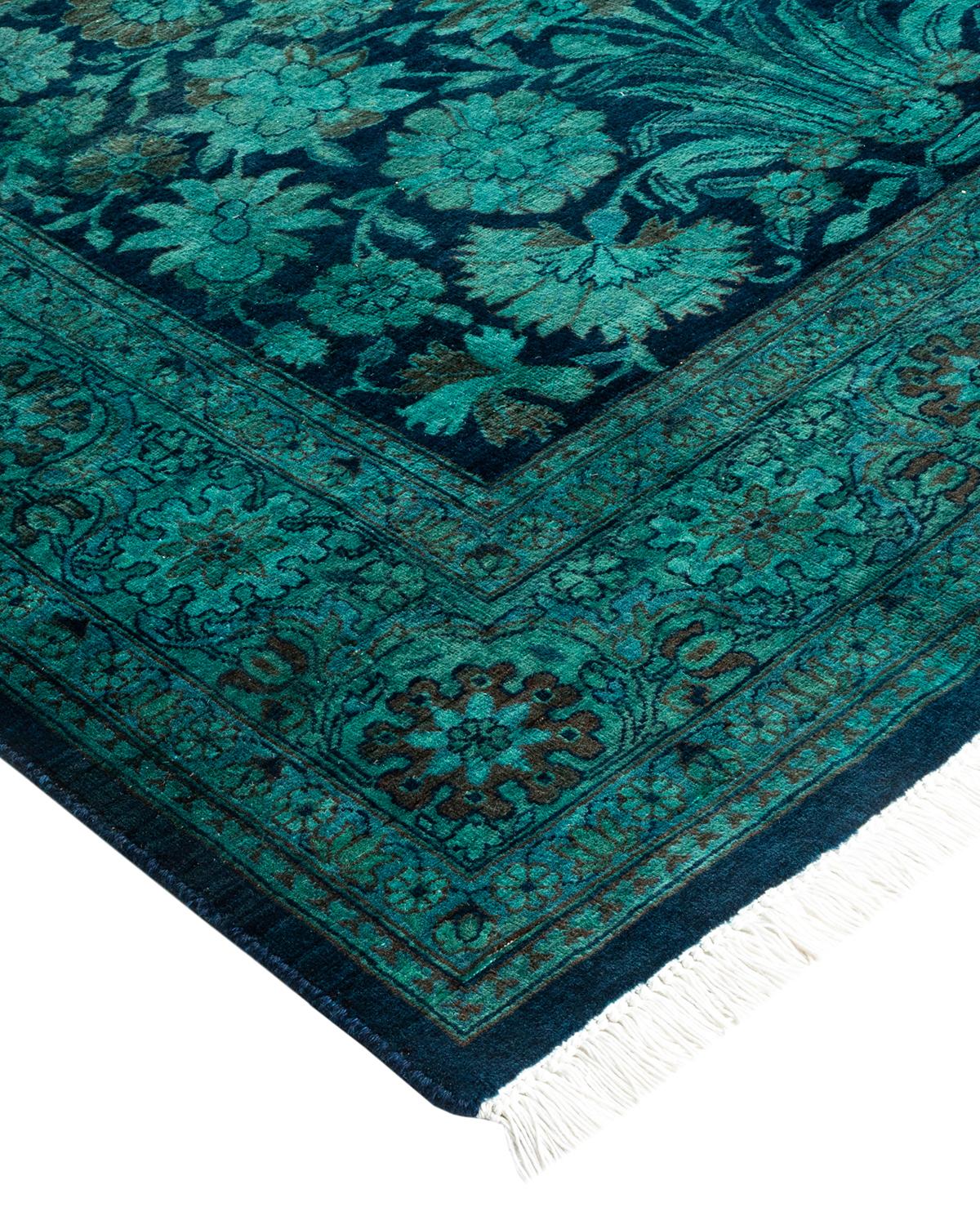 Vibrance rugs epitomize classic with a twist: traditional patterns overdyed in brilliant color. Each hand-knotted rug is washed in a 100% natural botanical dye that reveals hidden nuances in the designs. These are rugs that transcend trends, and