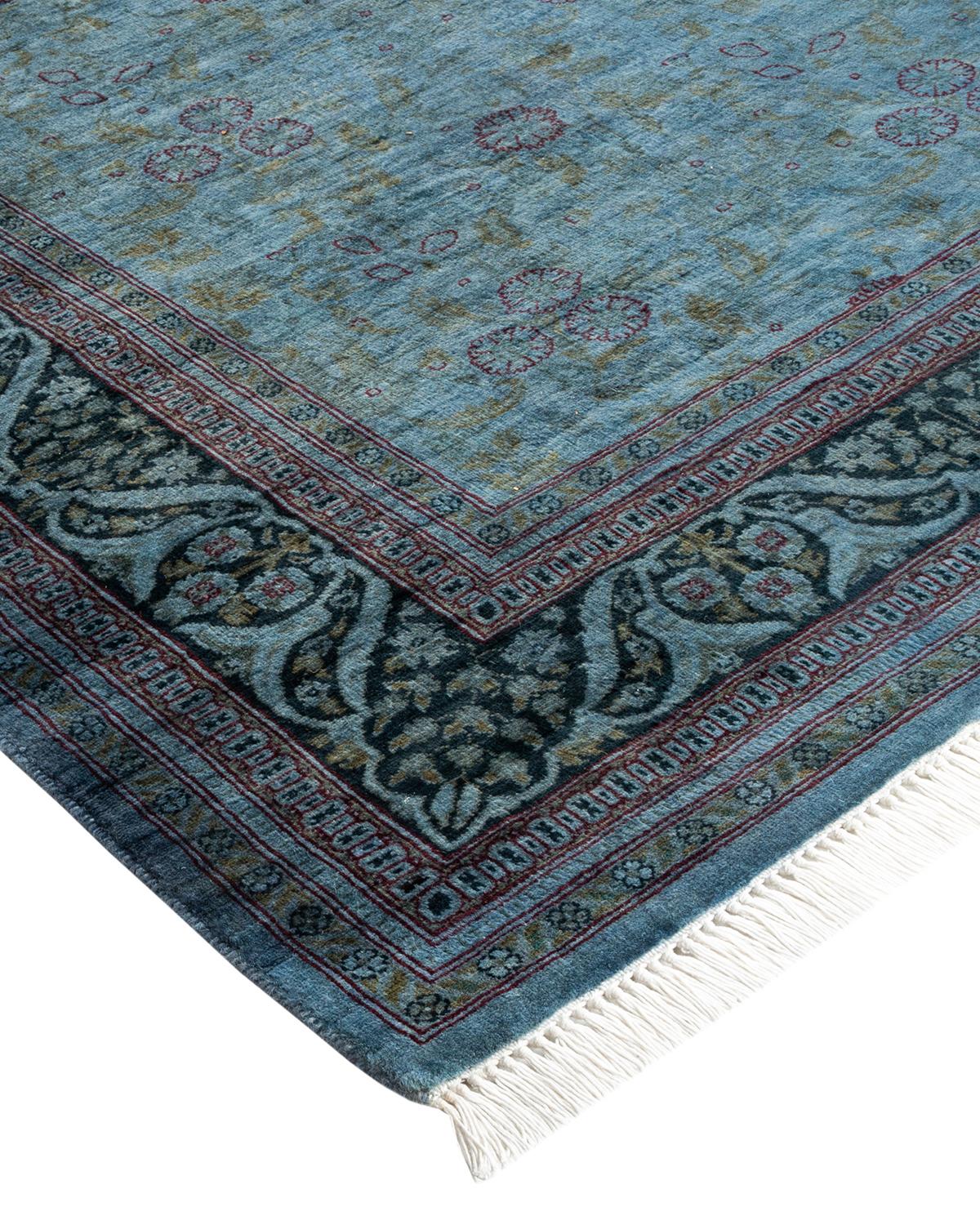 Vibrance rugs epitomize classic with a twist: traditional patterns overdyed in brilliant color. Each hand-knotted rug is washed in a 100% natural botanical dye that reveals hidden nuances in the designs. These are rugs that transcend trends, and