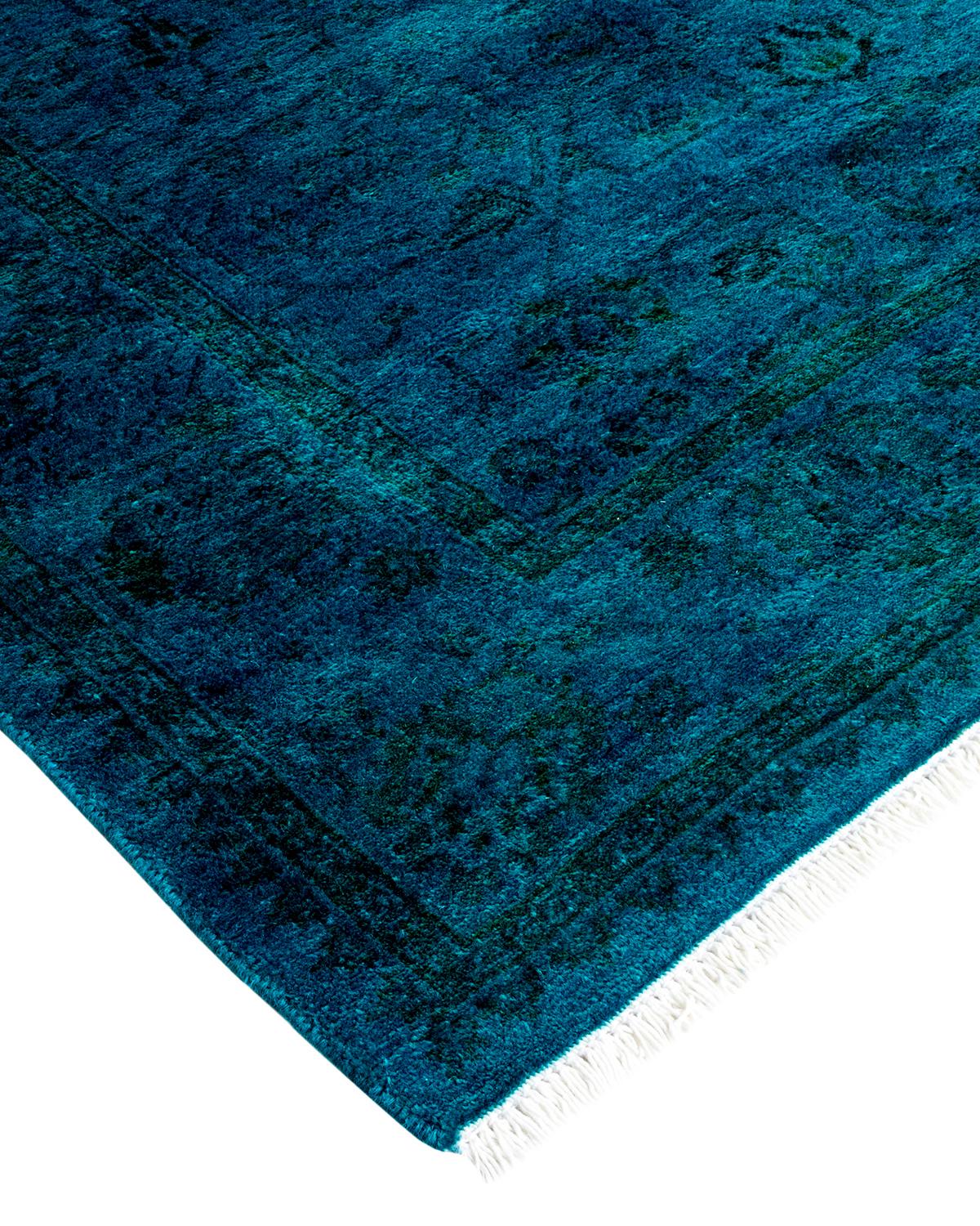 Vibrance rugs epitomize classic with a twist: traditional patterns overdyed in brilliant color. Each hand-knotted rug is washed in a 100% natural botanical dye that reveals hidden nuances in the designs. These are rugs that transcend trends, and