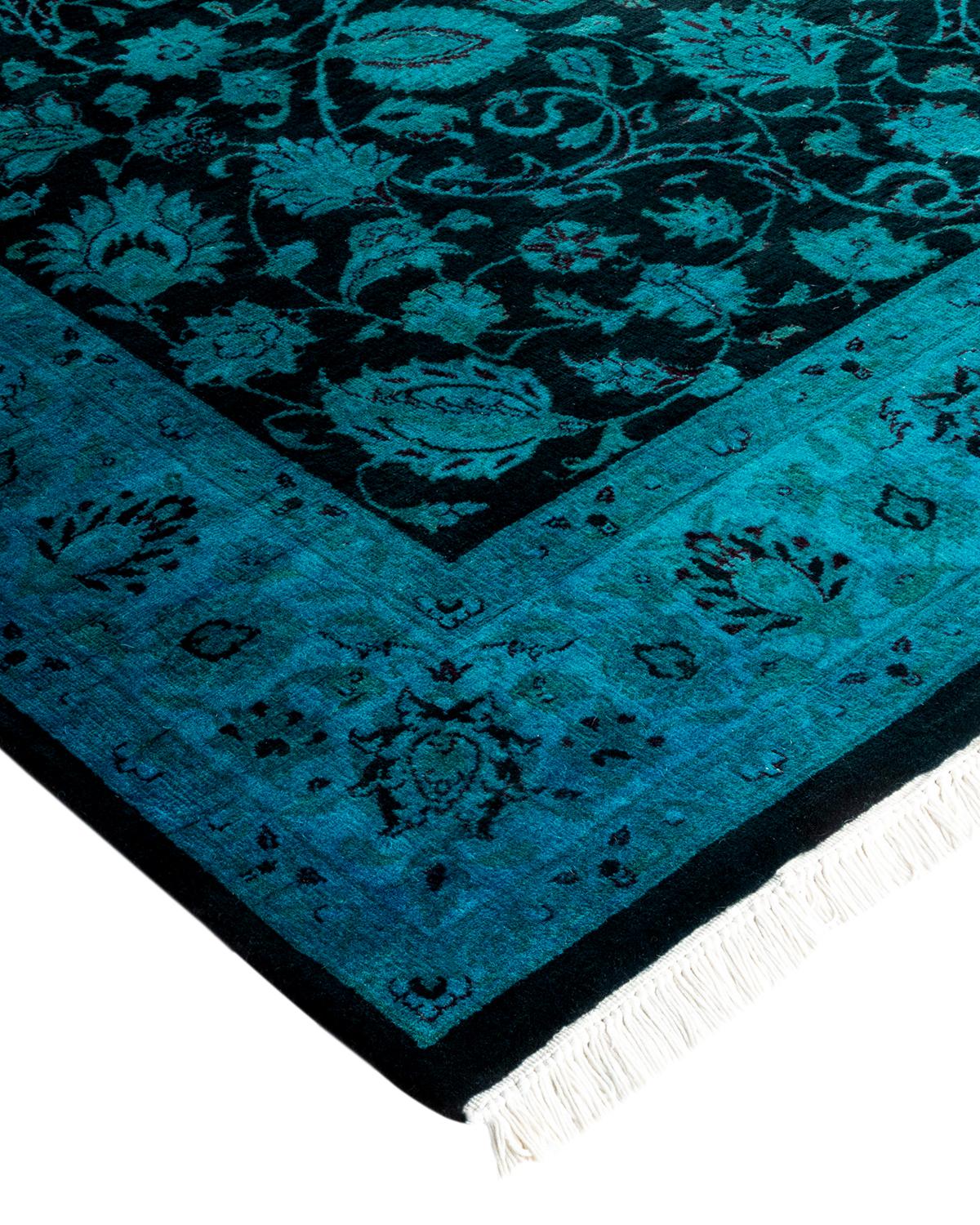 Vibrance rugs epitomize classic with a twist: traditional patterns overdyed in brilliant color. Each hand-knotted rug is washed in a 100% natural botanical dye that reveals hidden nuances in the designs. These are rugs that transcend trends, and