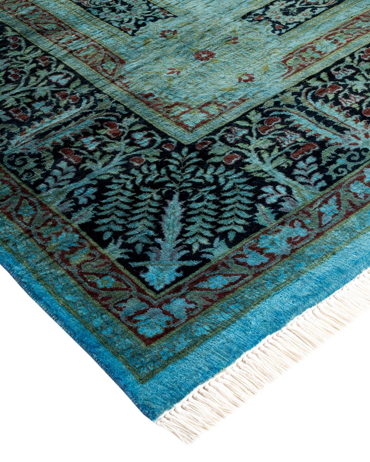 Vibrance rugs epitomize classic with a twist: traditional patterns overdyed in brilliant color. Each hand-knotted rug is washed in a 100% natural botanical dye that reveals hidden nuances in the designs. These are rugs that transcend trends, and