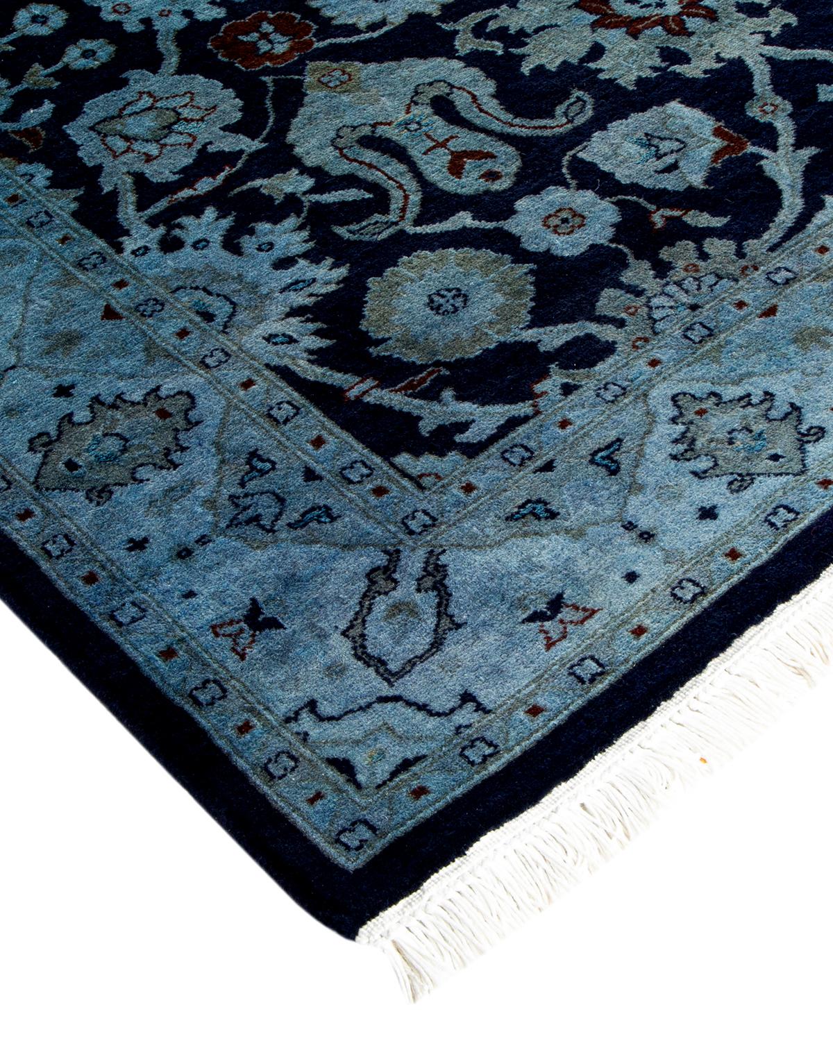Vibrance rugs epitomize classic with a twist: traditional patterns overdyed in brilliant color. Each hand-knotted rug is washed in a 100% natural botanical dye that reveals hidden nuances in the designs. These are rugs that transcend trends, and